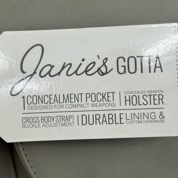 Damsel In Defense, Janie’s Gotta The Daphne Concealed Collection Shoulder Bag NW - Picture 13 of 16